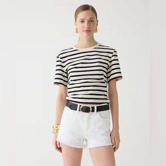 NWT J CREW Relaxed denim short in white - Picture 2 of 7